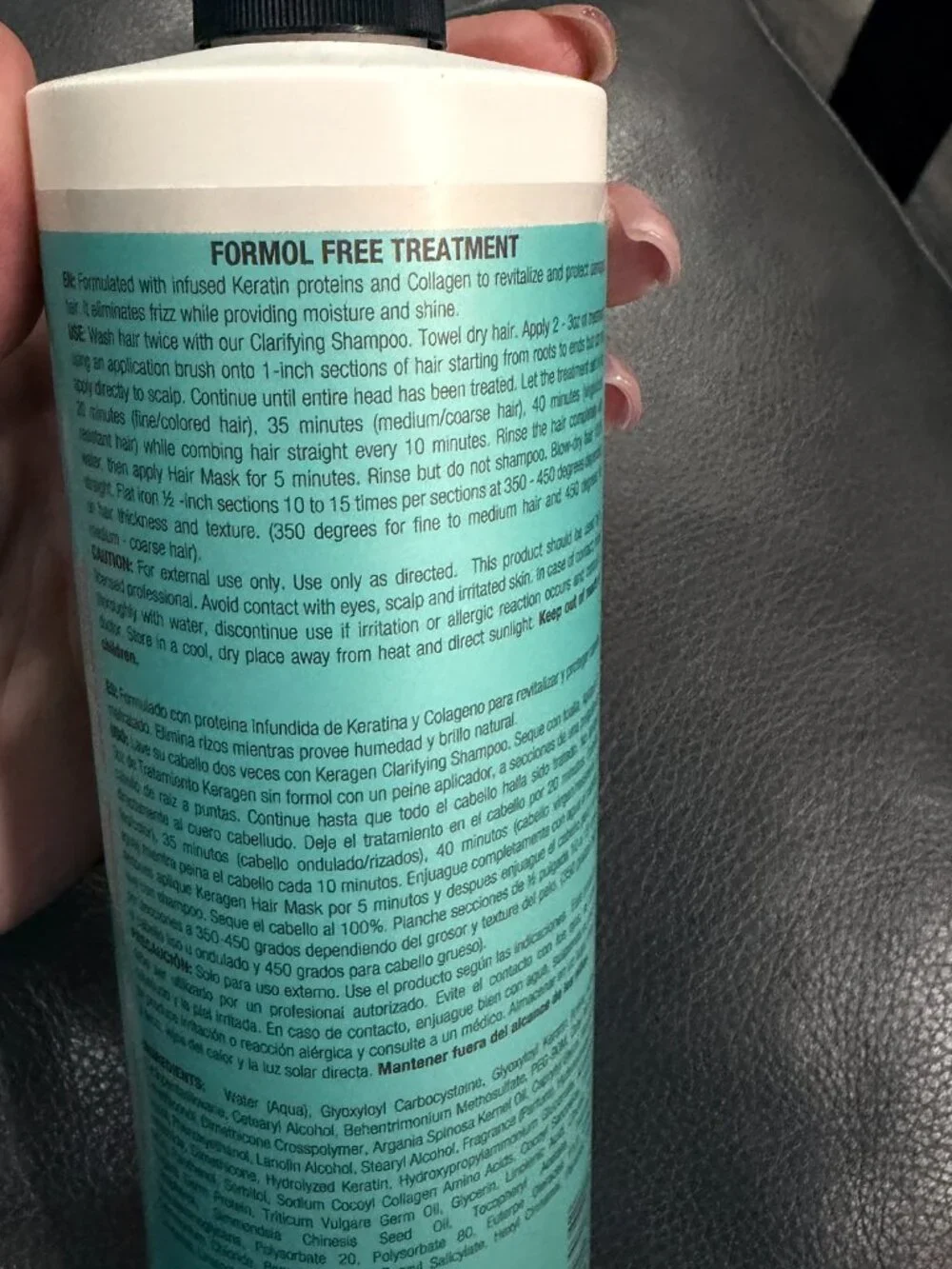 NWT Keragen Smooth Formol Free Keratin + Collagen Hair Treatment 16 oz